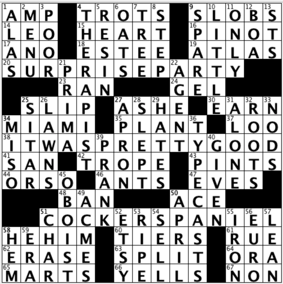 british singer rita crossword clue