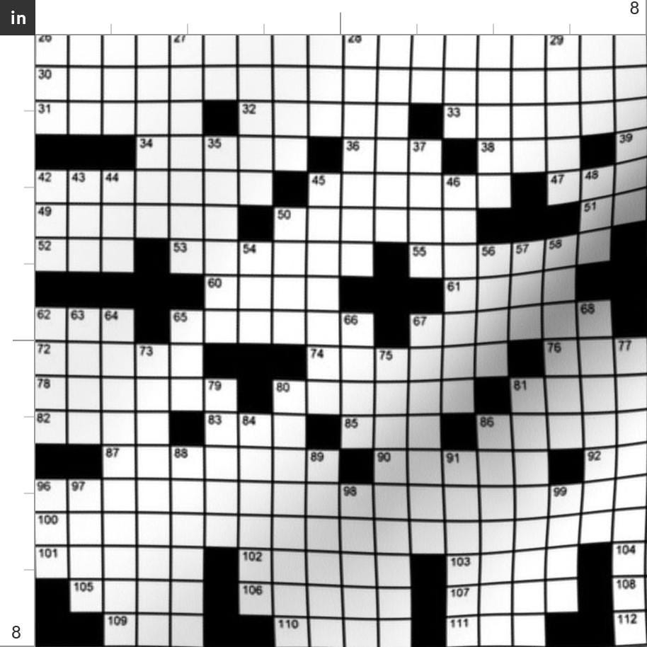 Crossword Fabric Crossword By Jtctcrosswords Crossword Game Smart Nerd Geek Words Knowledge Cotton Fabric By The Yard With Spoonflower Etsy
