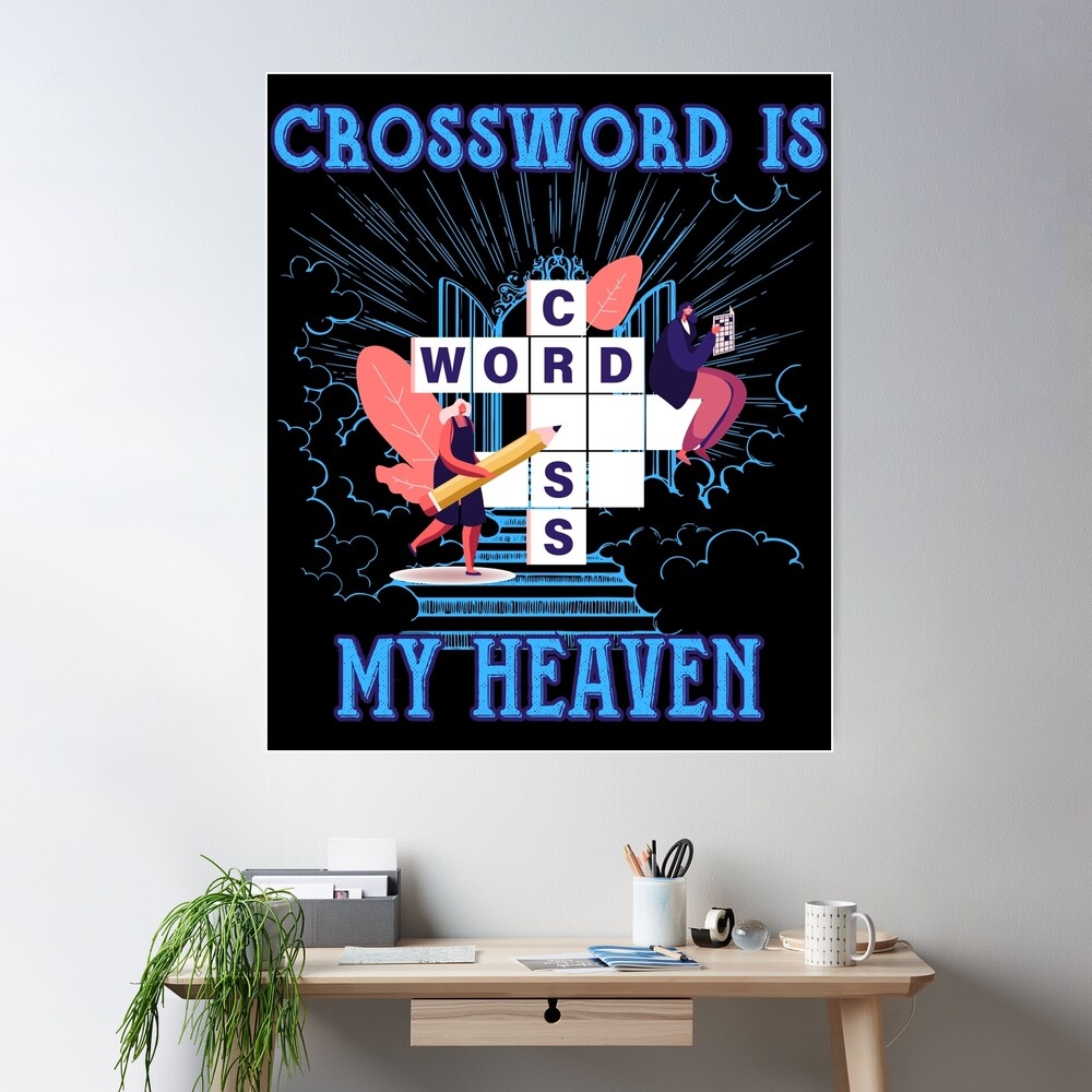  Crossword Heaven Poster For Sale By VicetTees Redbubble