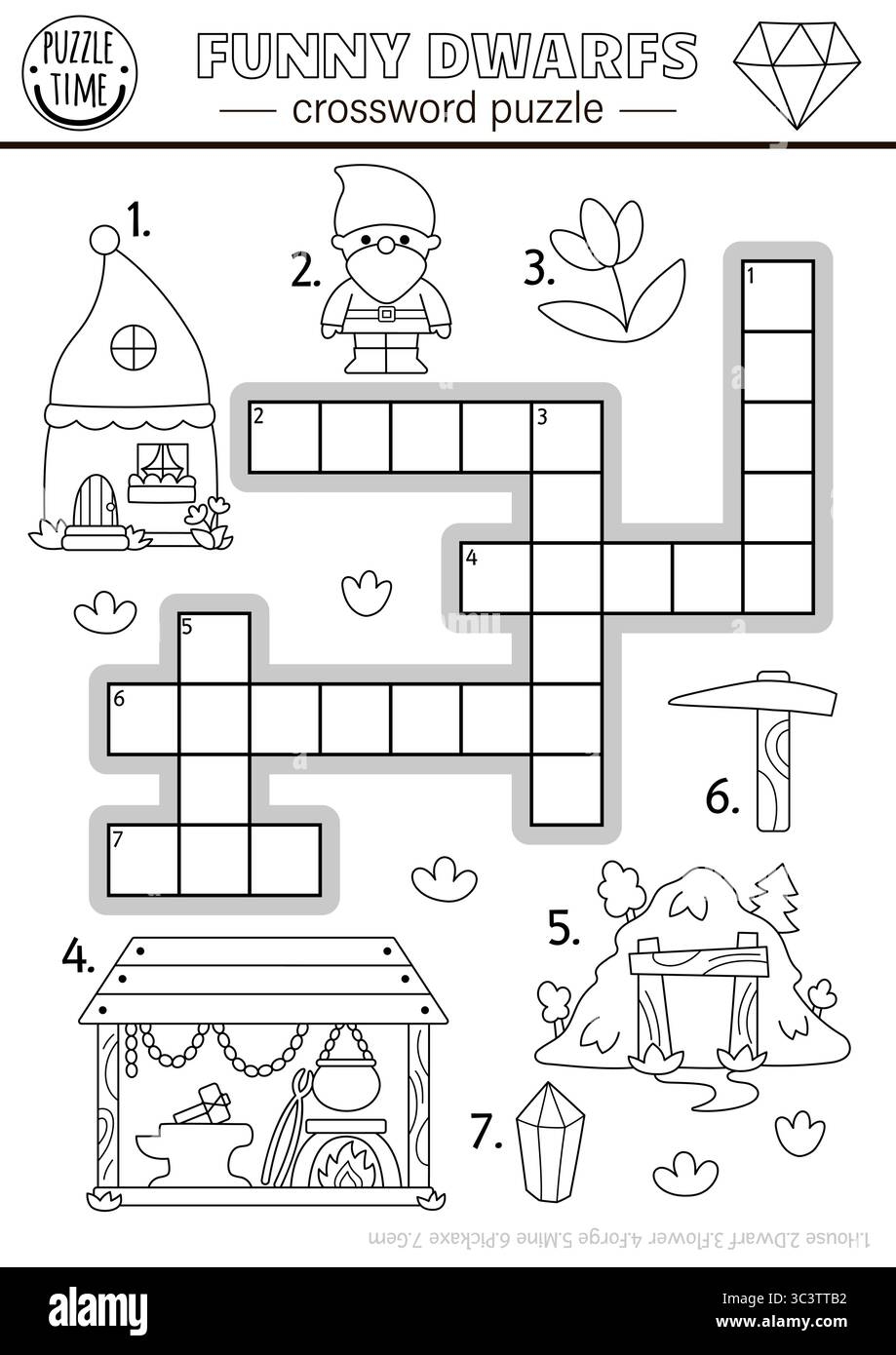 mine in french crossword