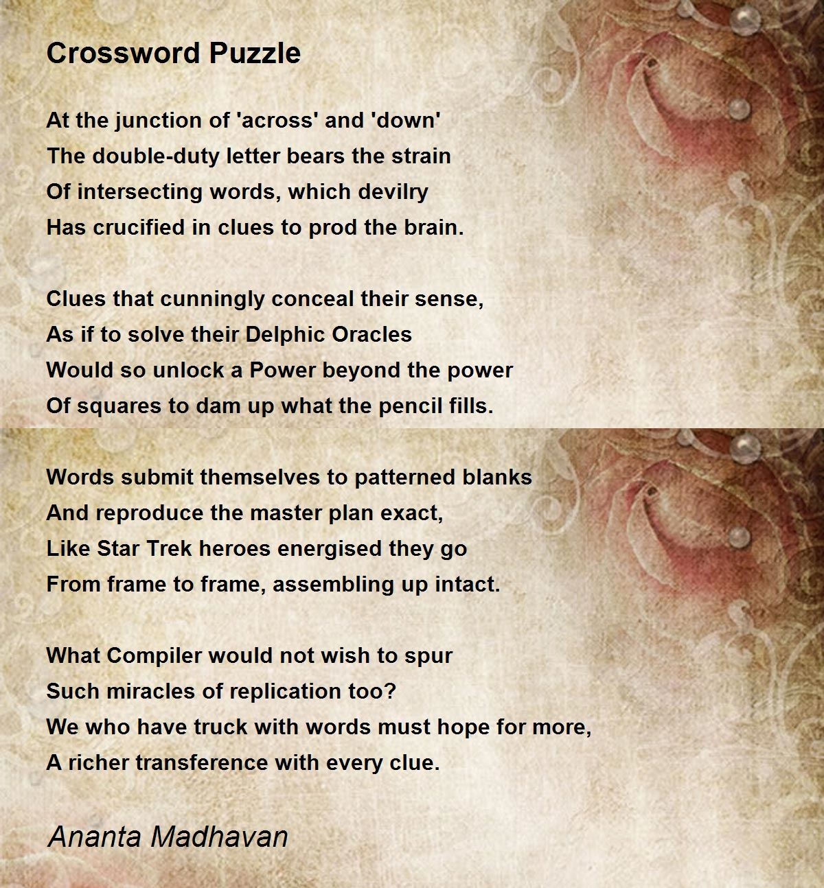 langston hughes poem crossword