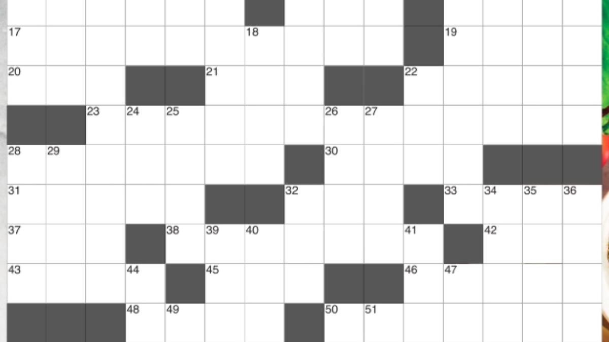 Crossword See What s For Dinner Corrected Print Solution Los Angeles Times