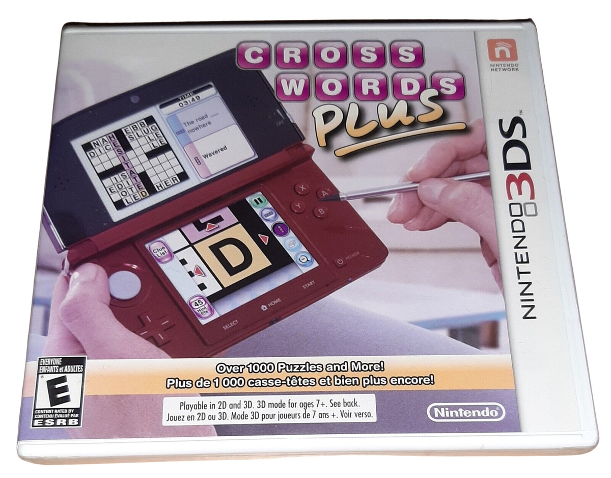 Crosswords Plus Nintendo 3DS Brand New 782695375907 EBay
