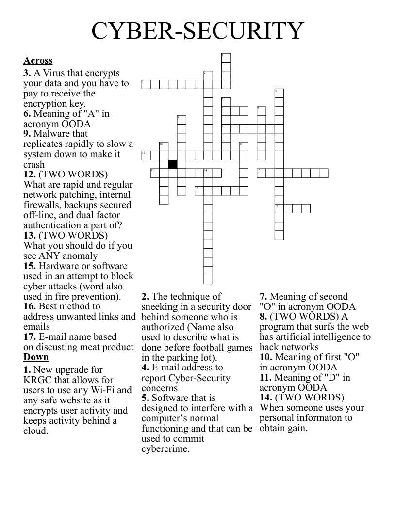 image concerns crossword clue
