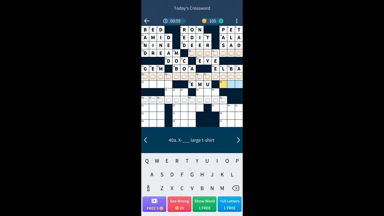Daily Themed Crossword TV Wednesdays Crossword YouTube