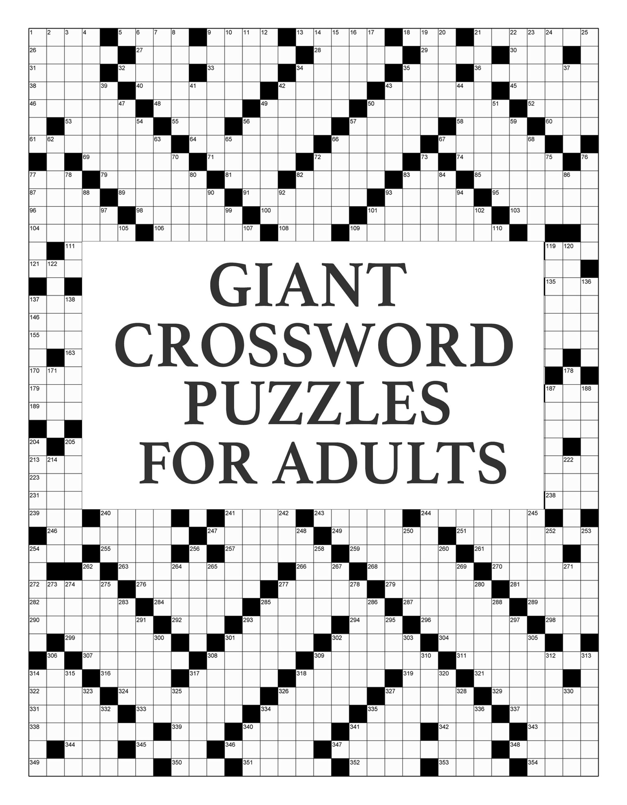 print a crossword puzzle