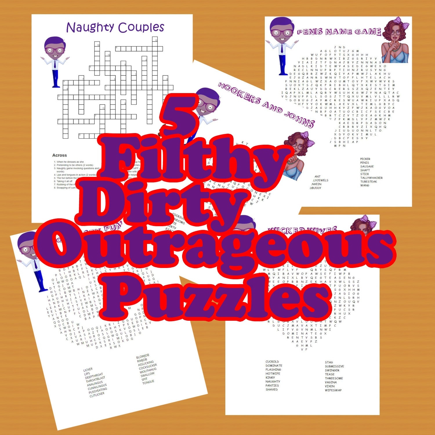 Dirty Word Search Etsy
