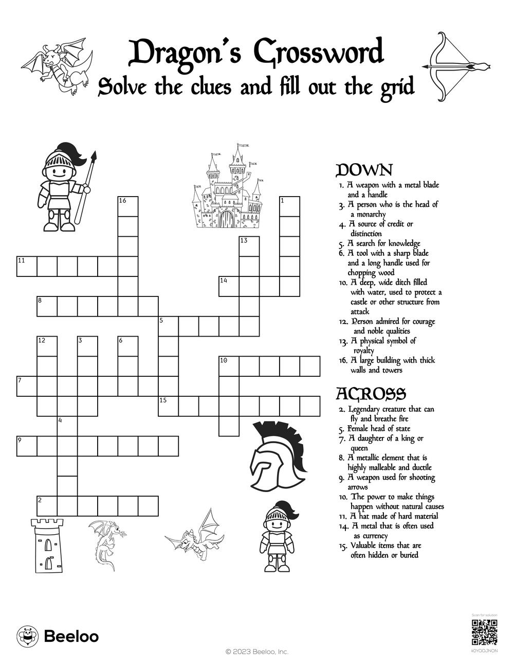 metallic element crossword clue