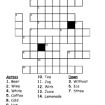 Drink Crossword WordMint