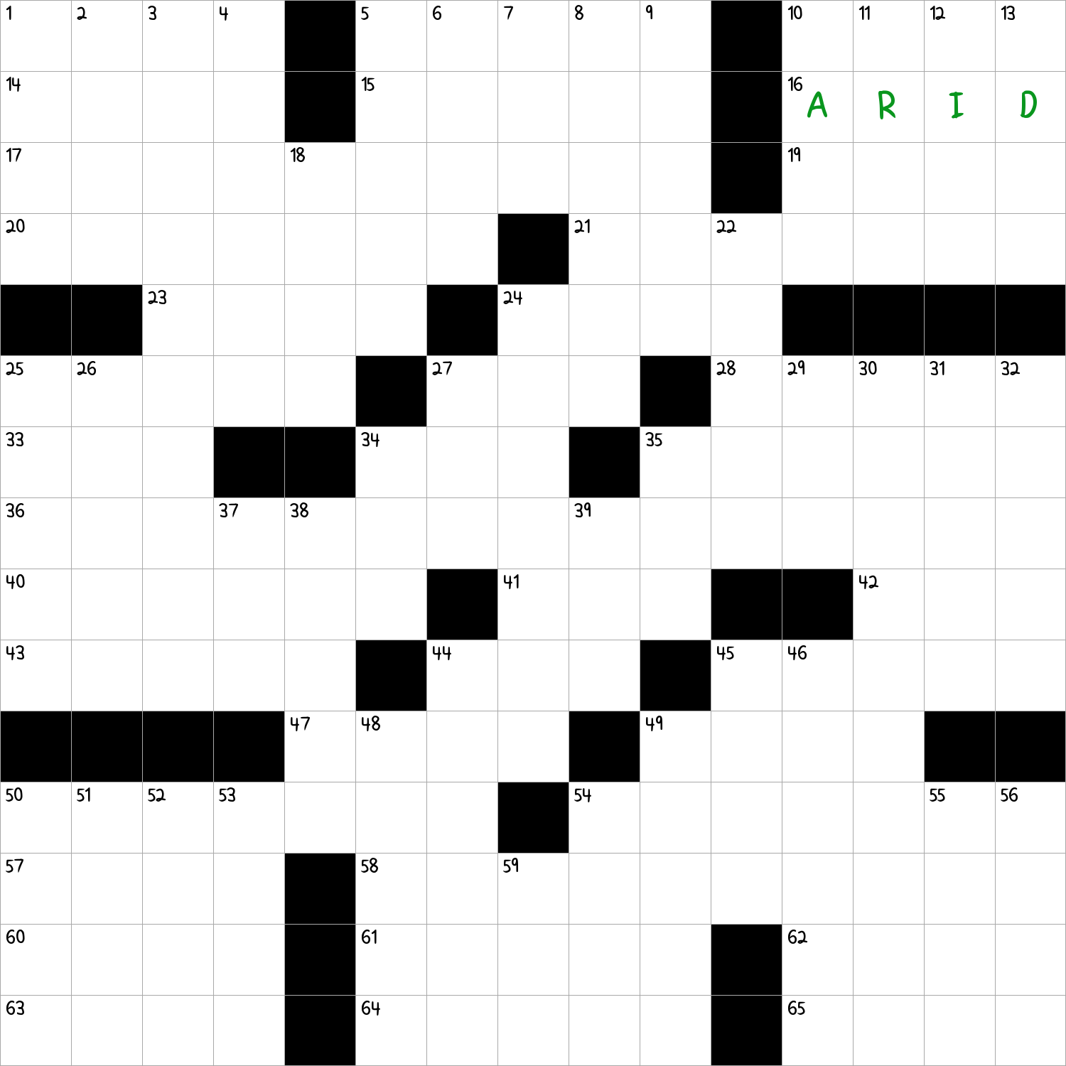 Dry NYT Crossword Clue