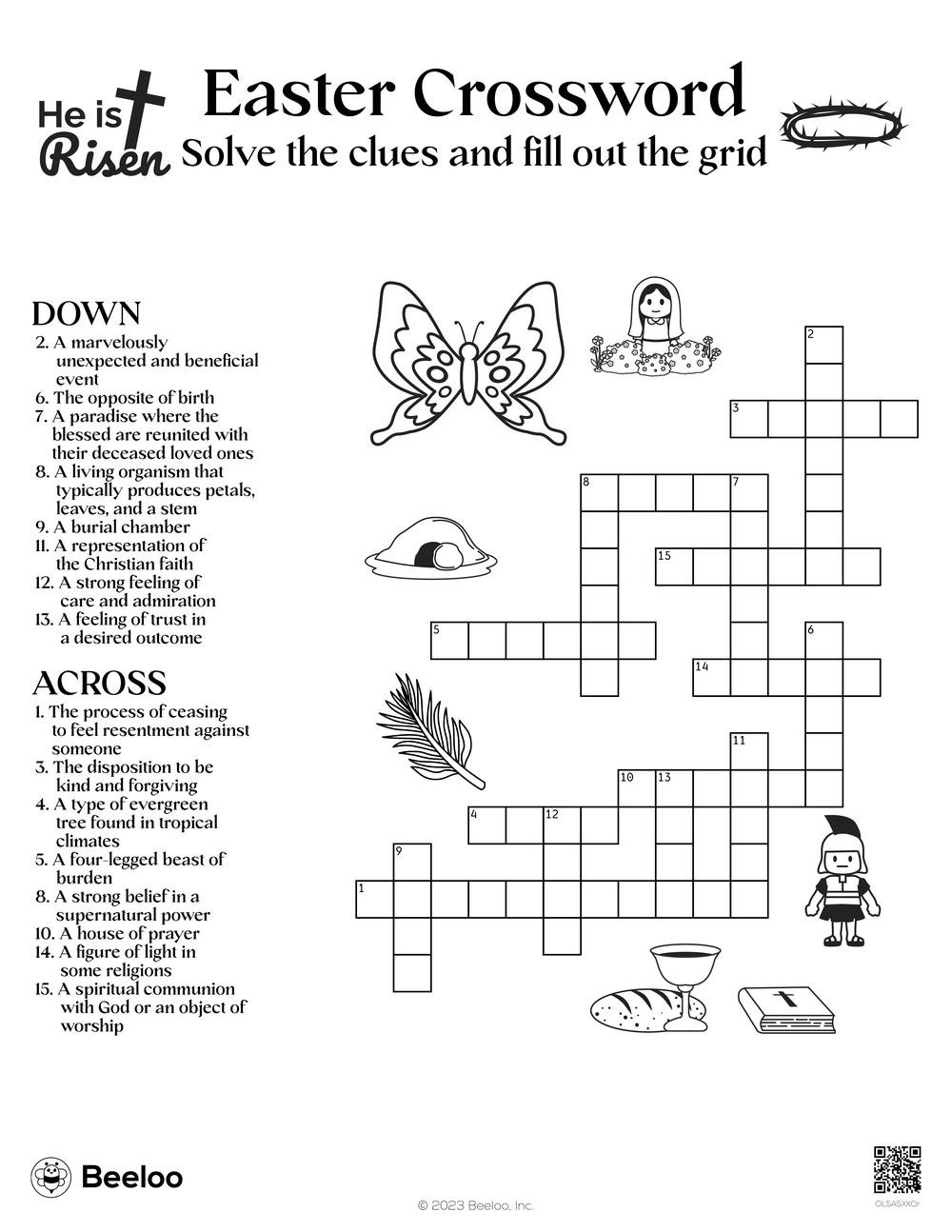 Easter Crossword Beeloo Printable Crafts And Activities For Kids Easter Crossword Beeloo Printable Crafts And Activities For Kids