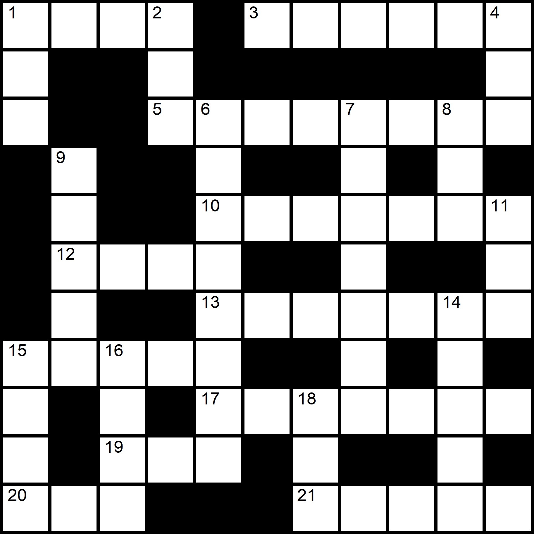 easy crossword puzzle free