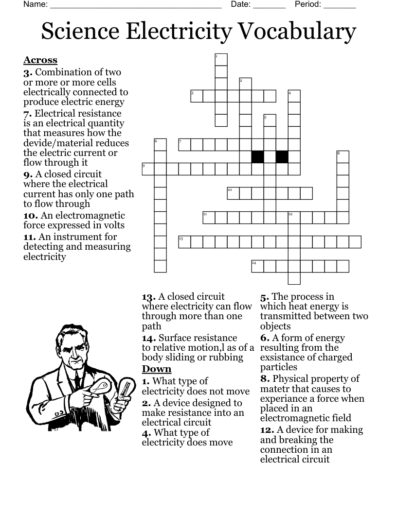 Engine Parts Crossword WordMint