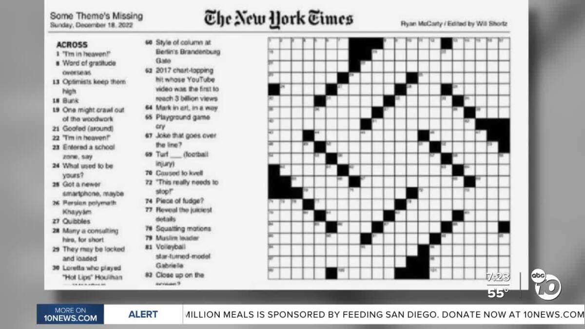 Fact Or Fiction New York Times Crossword Puzzle Resembles Swastika
