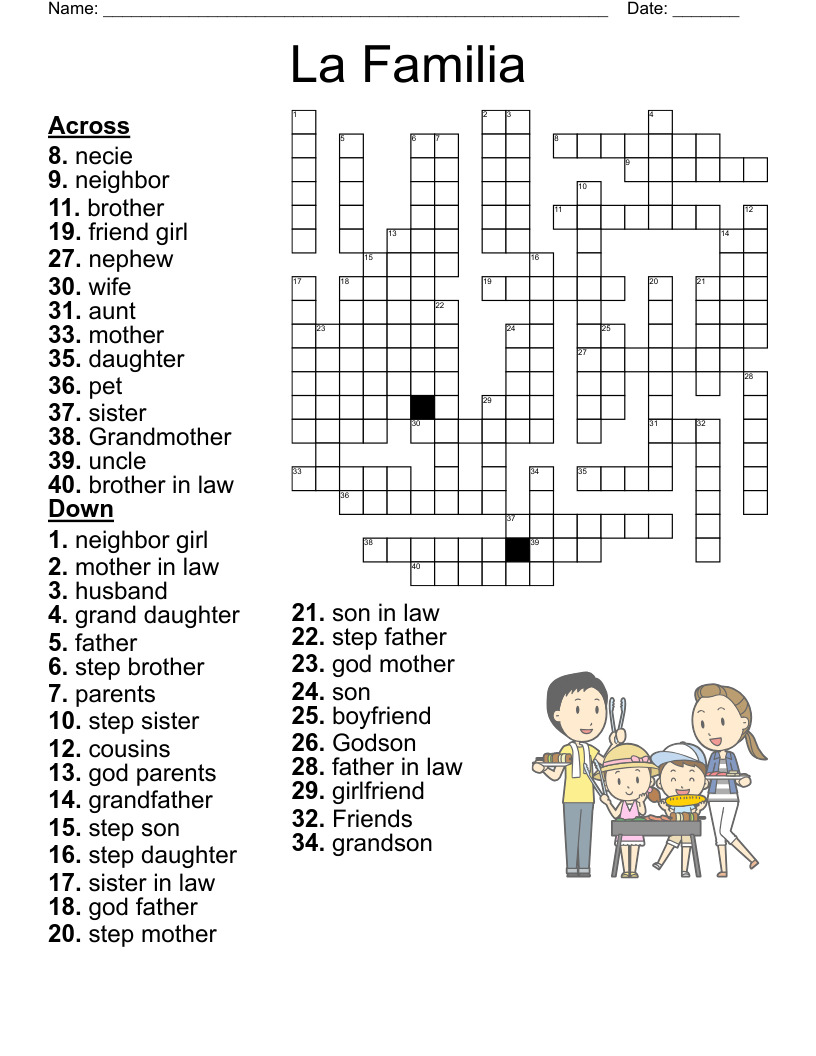 those girls spanish crossword