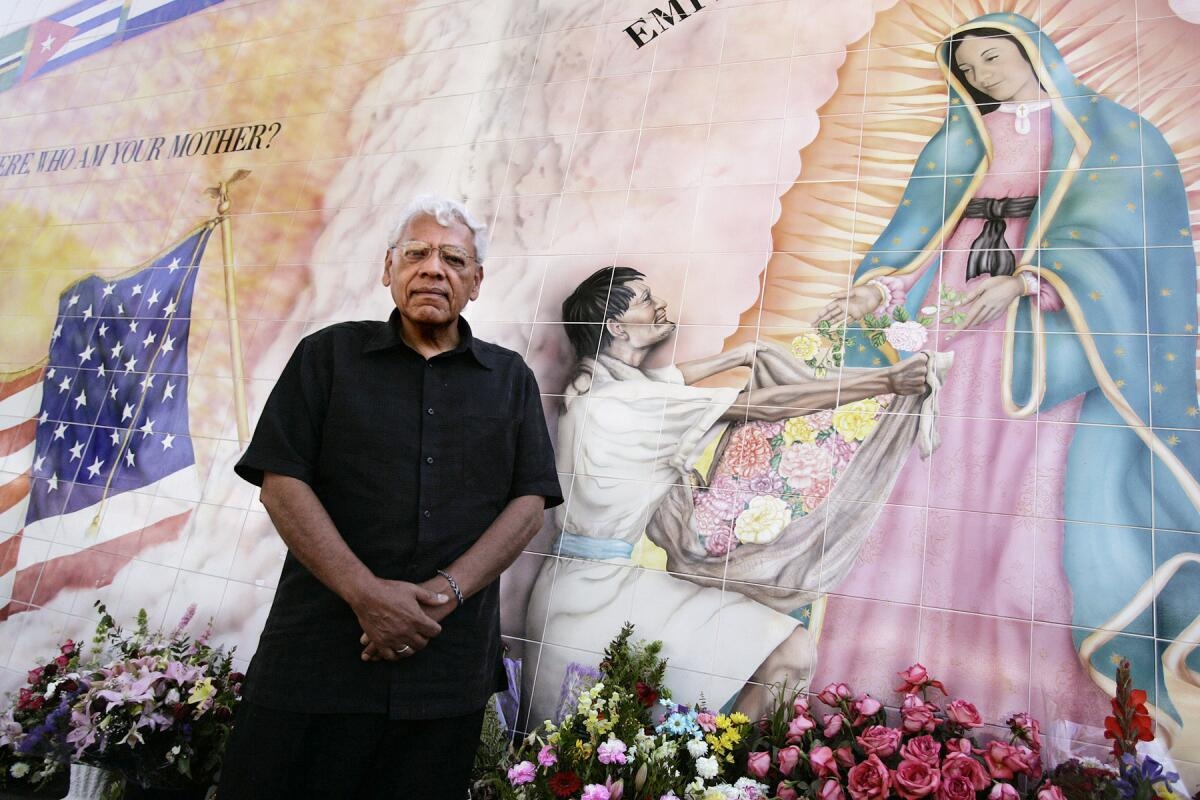 Father Richard Estrada Defender Of The Downtrodden Dead At 83 Los Angeles Times