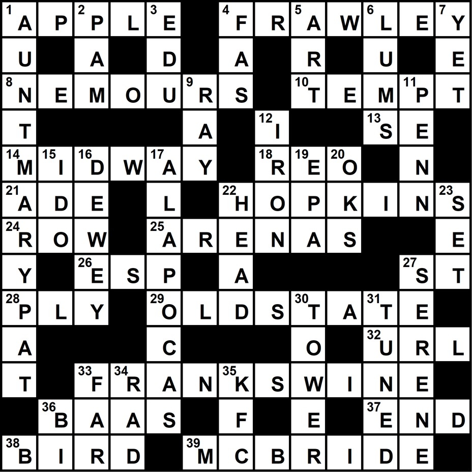 Find The Answers To Delaware Today s Crossword Here