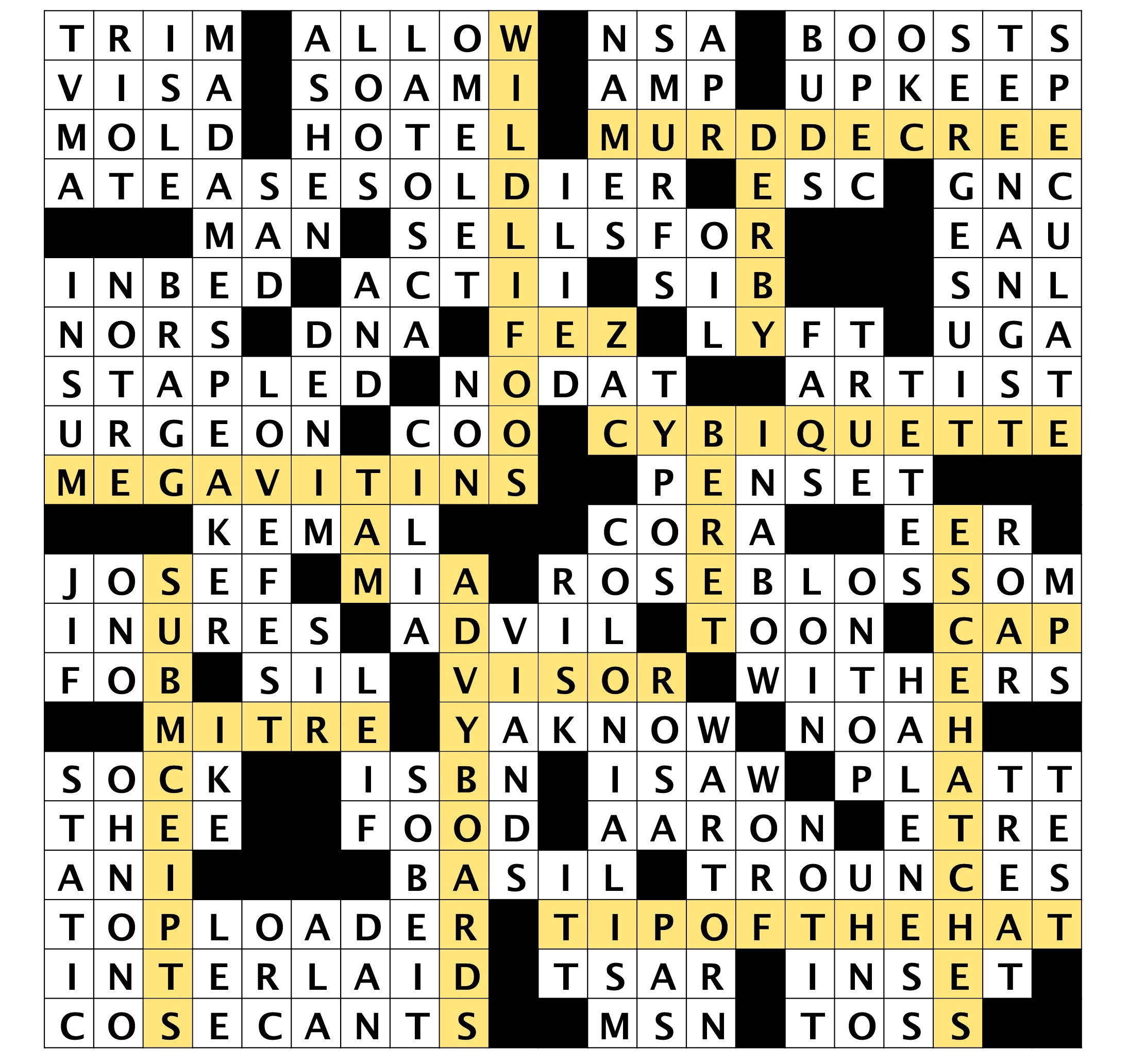 Flip Your Lid Rossword Puzzles