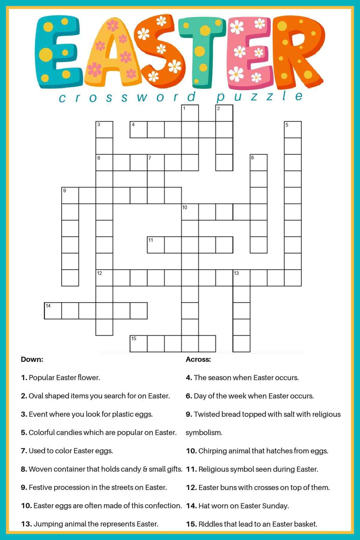crossword puzzles printable free