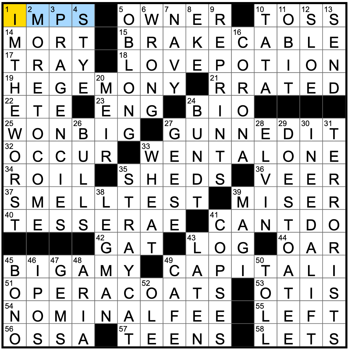 Friday November 29 2019 Diary Of A Crossword Fiend