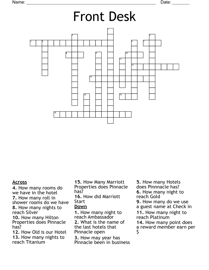 pinnacle crossword puzzle clue