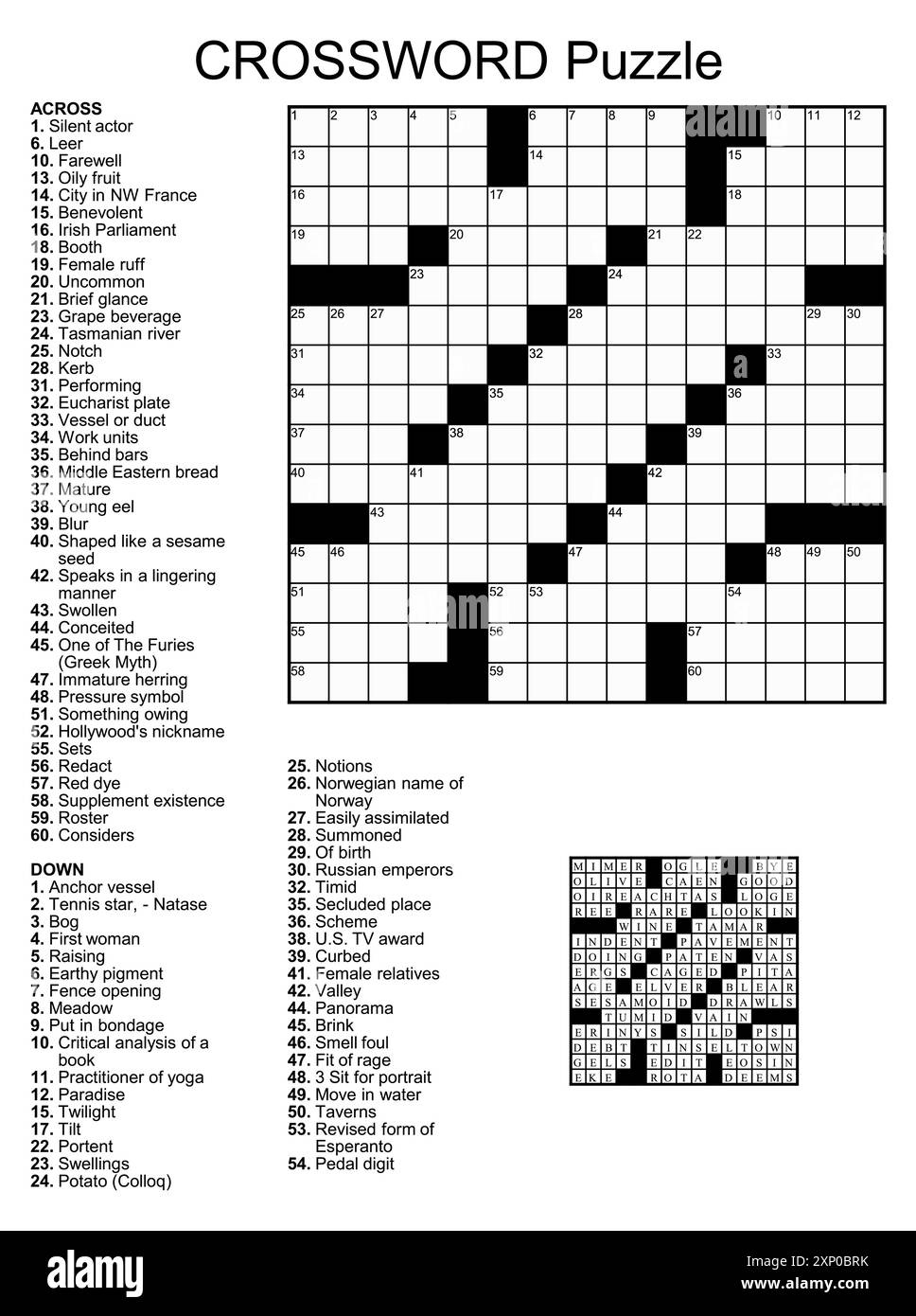Game Template Word Puzzle Illustration Cut Out Stock Images Pictures Page 2 Alamy
