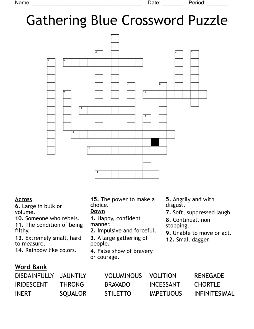 extremely small crossword clue