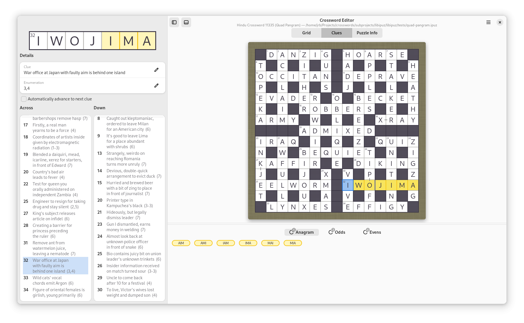 make honorable crossword clue