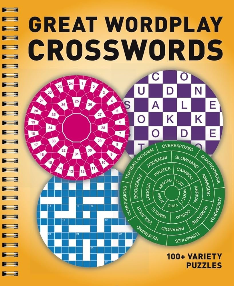 Great Wordplay Crosswords 100 Variety Puzzles Penny Publications LLC 9781454927426 Amazon Books