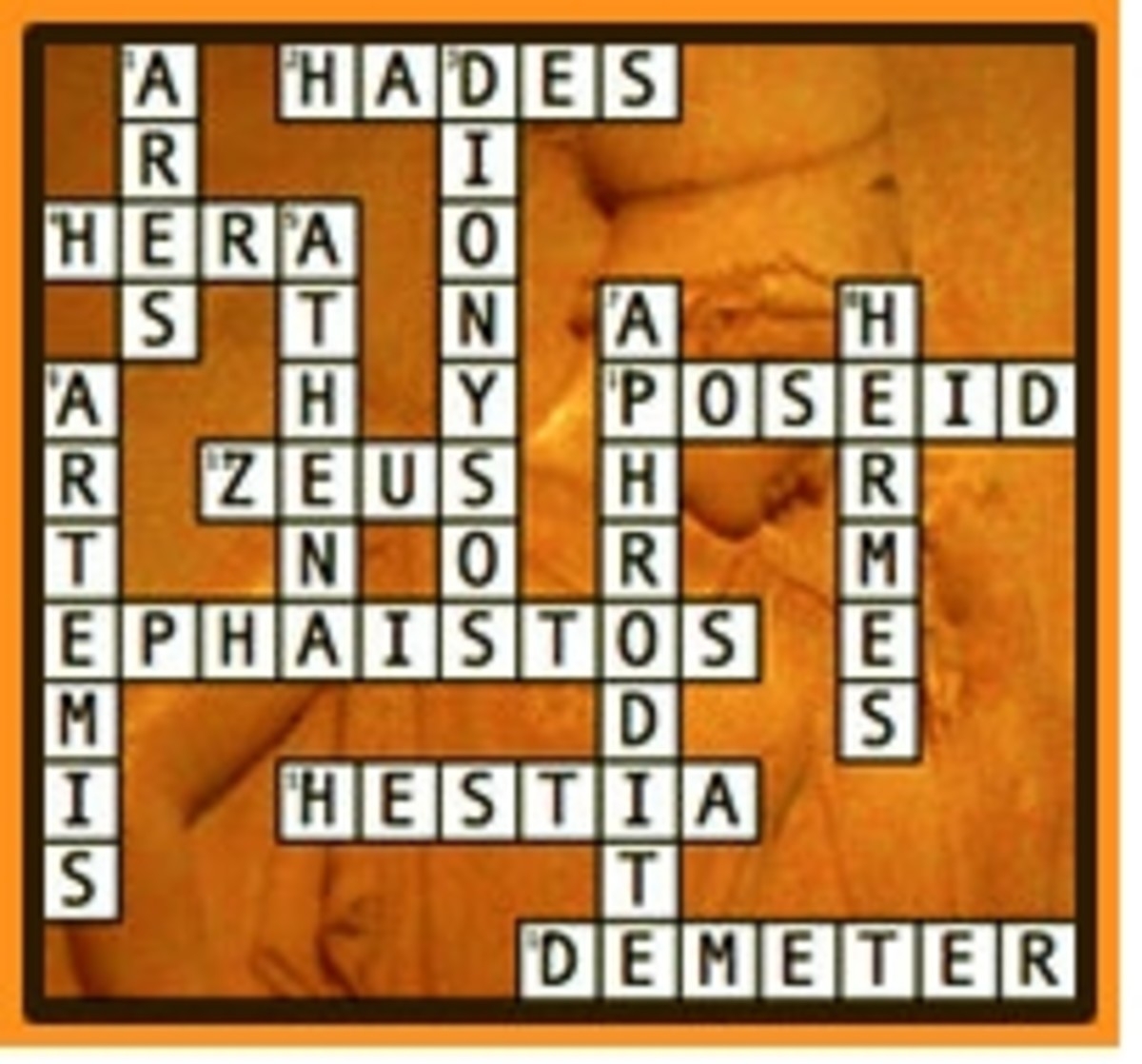 underworld god crossword clue