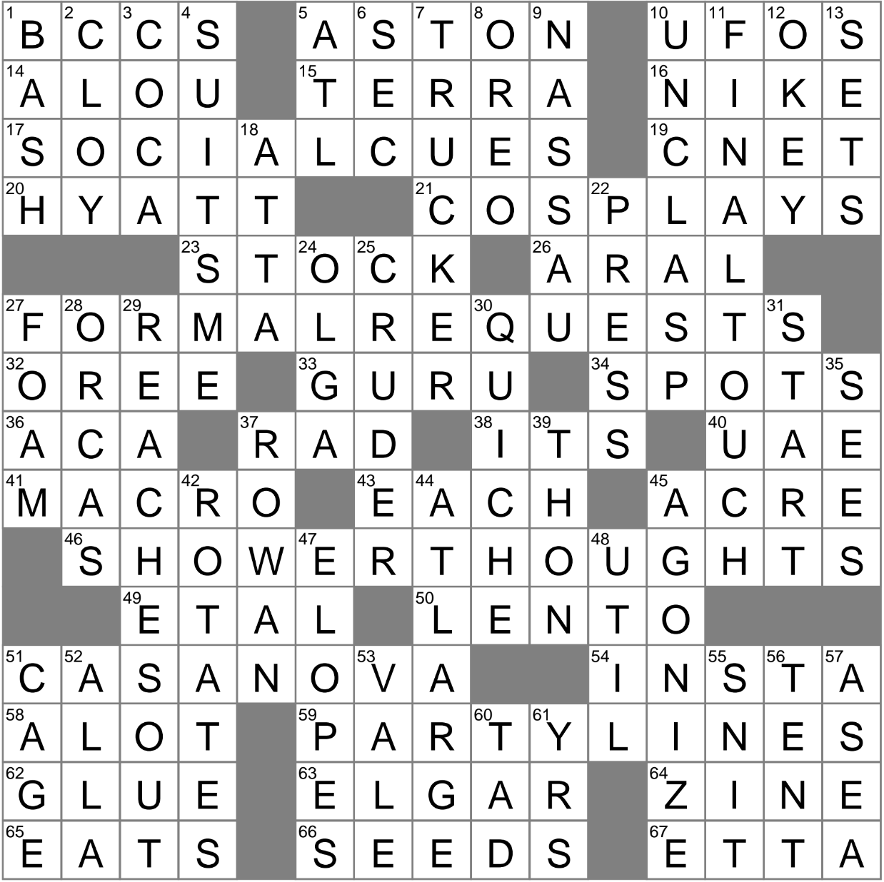 Groovetastic Crossword Clue Archives LAXCrossword