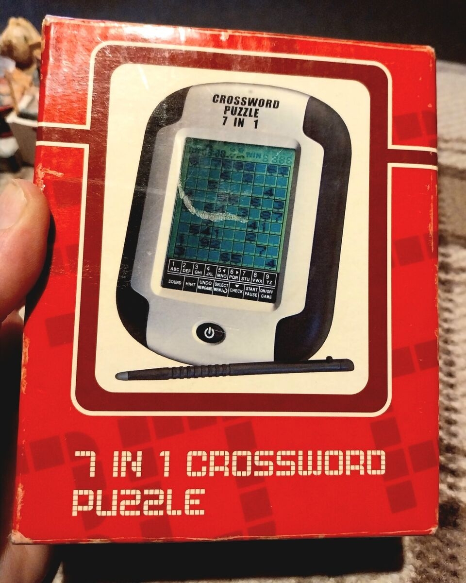 Handheld Electronic Crossword Puzzle Zeon Tech EBay UK