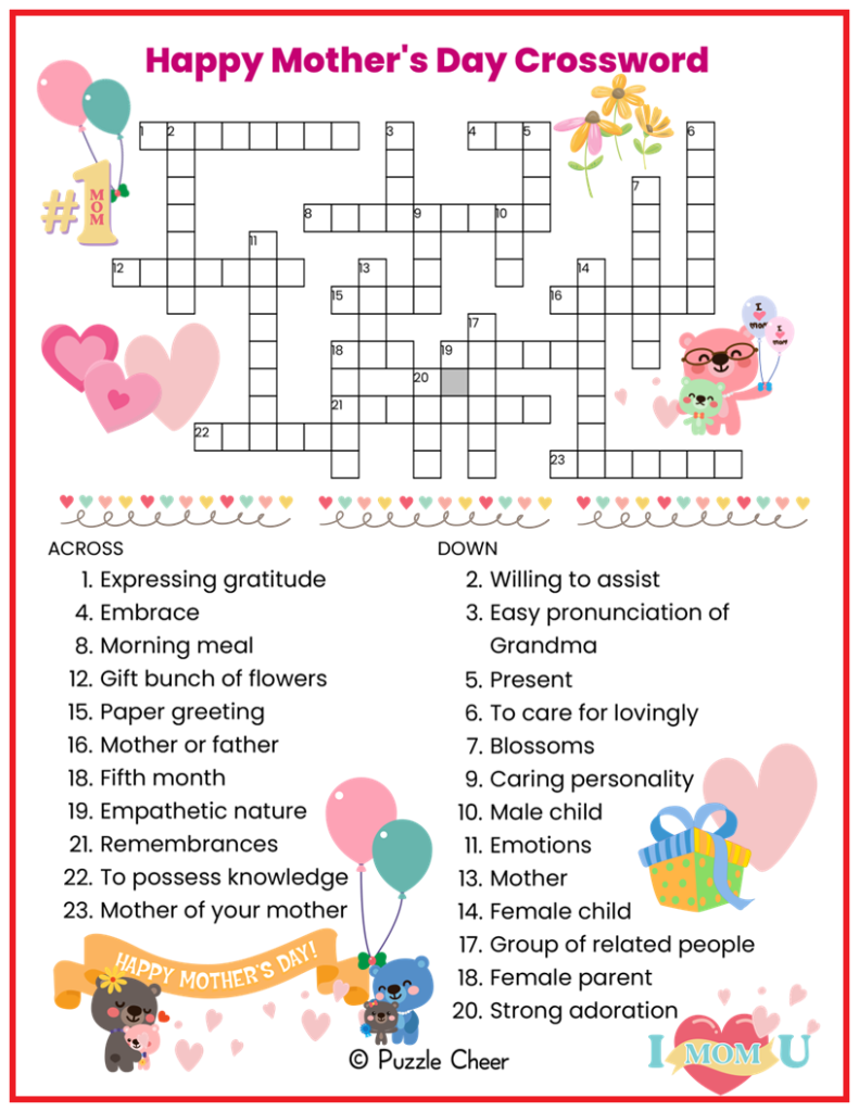 crossword puzzle of the day