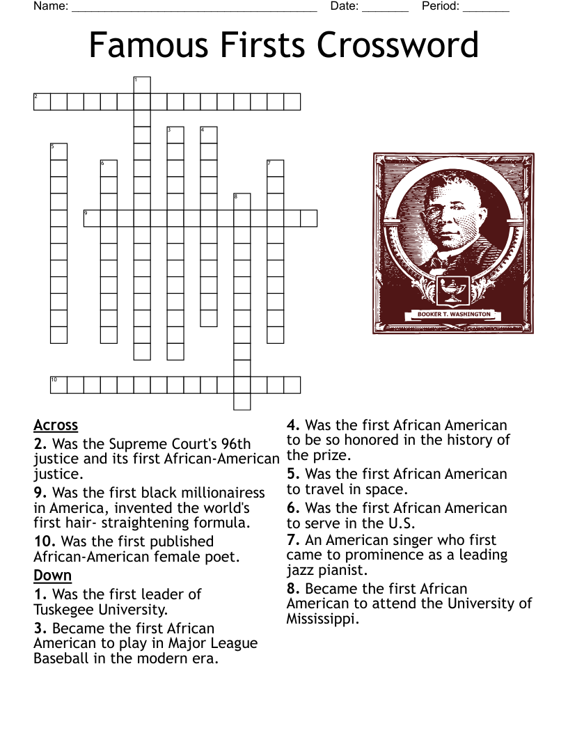 harlem renaissance figure crossword