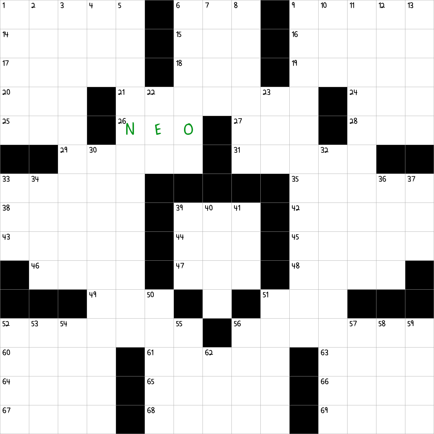 Hero Of The Matrix NYT Crossword Clue