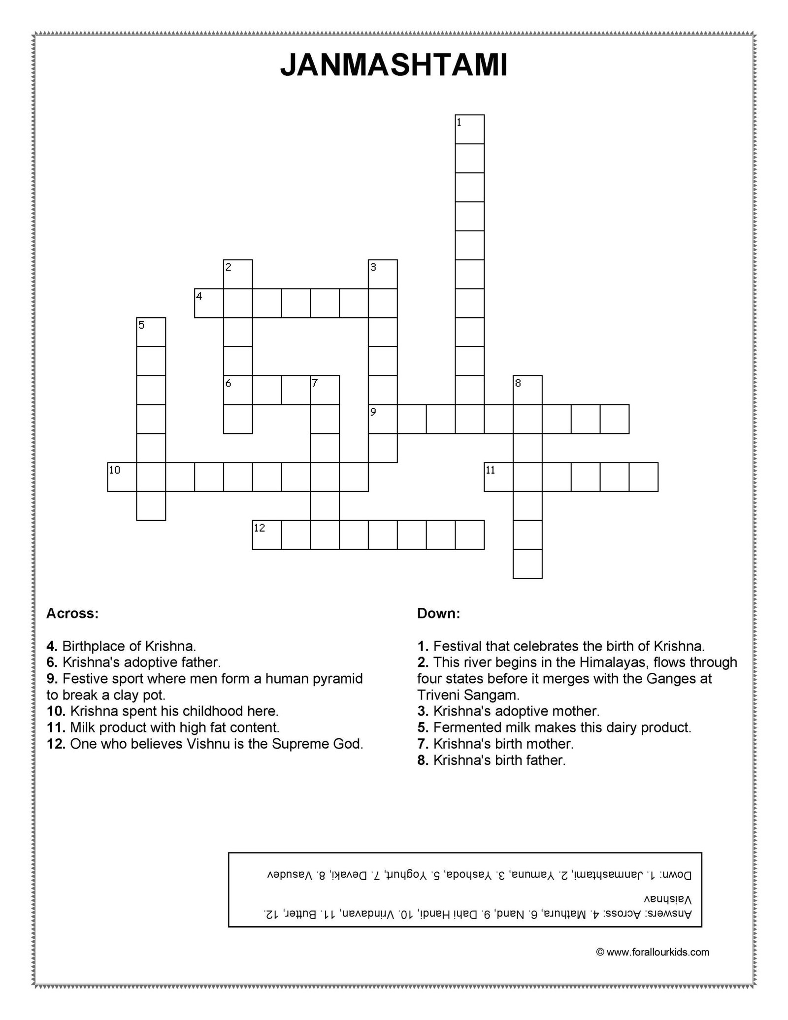 Hindu Deity Crossword Clue Answers Variations 4 7 Letters More 