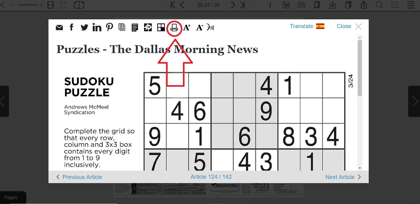 dallas morning news crossword