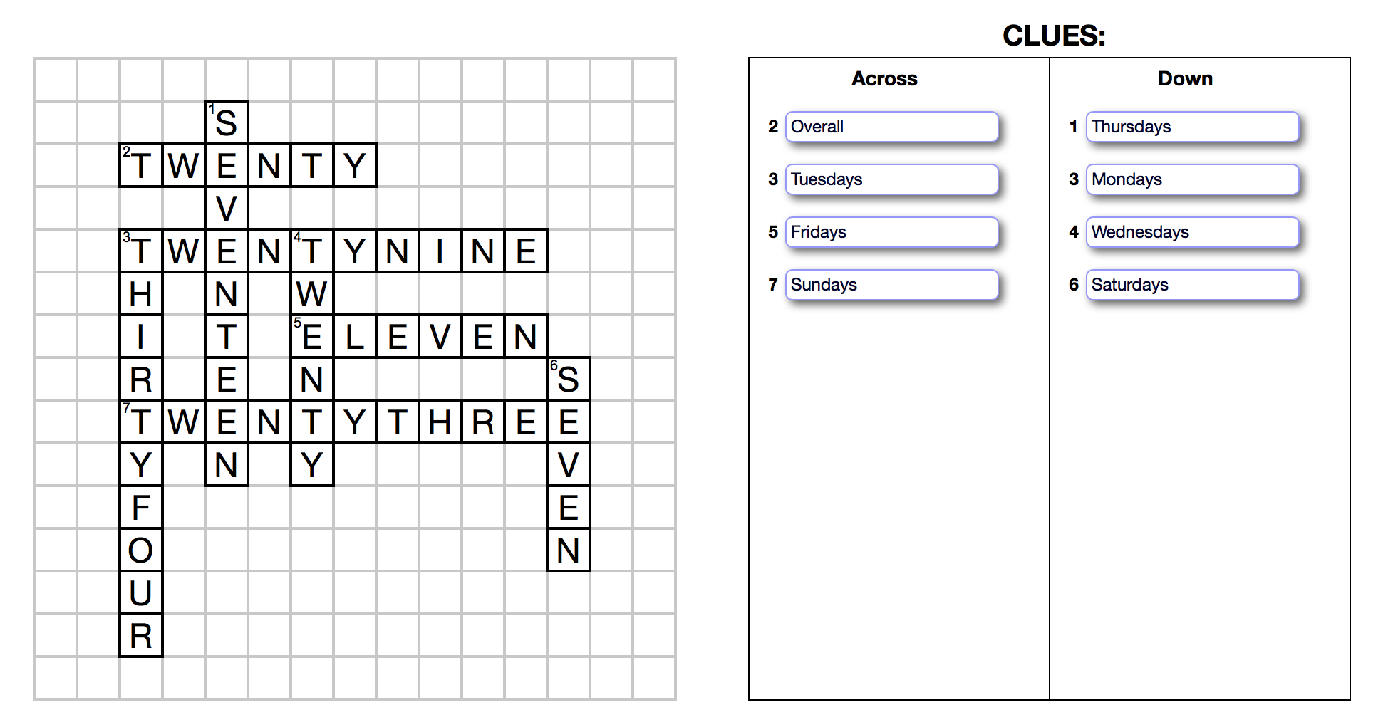 crossword clue puts up with