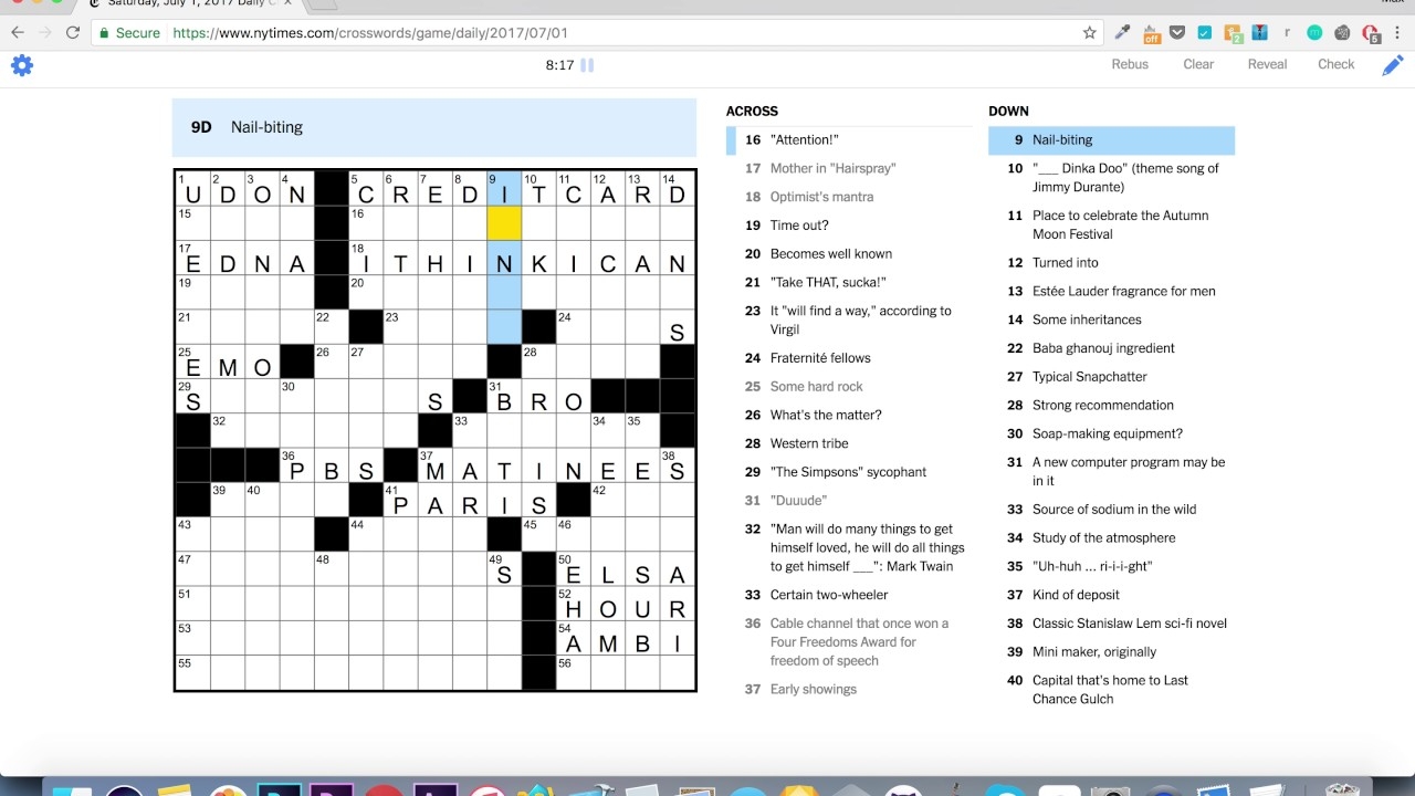 aid man nyt crossword