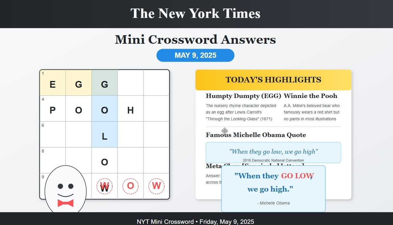 nice going nyt crossword