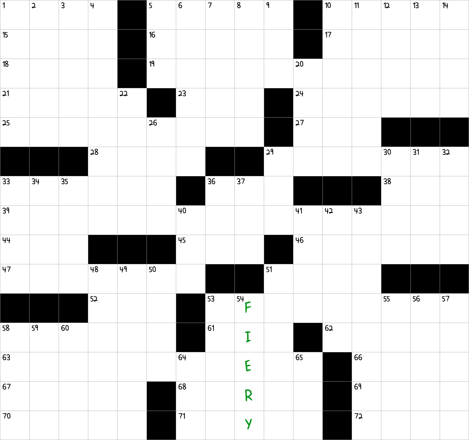 Intensely Passionate NYT Crossword Clue October 7 2024