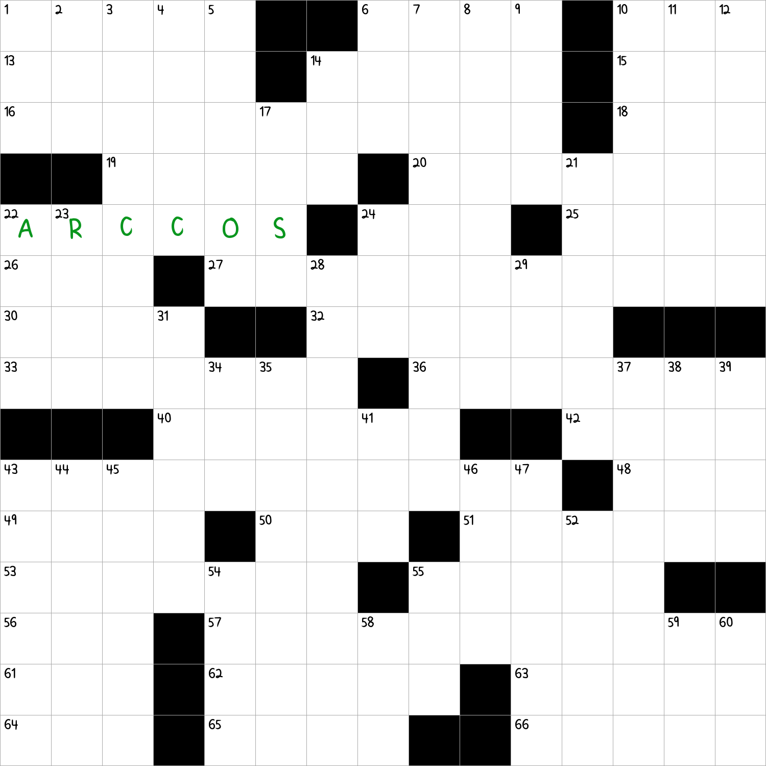 Inverse Trig Function NYT Crossword Clue