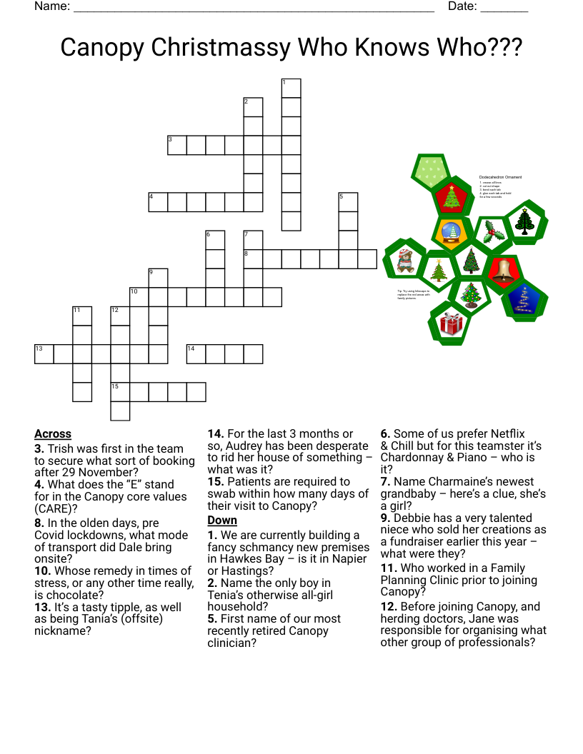 It s A Surprise Birthday Party Crossword WordMint