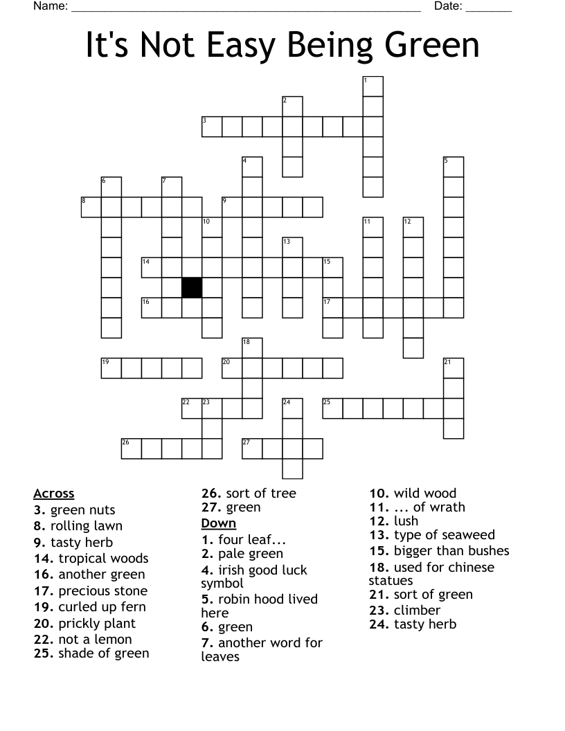 prickly plant crossword clue