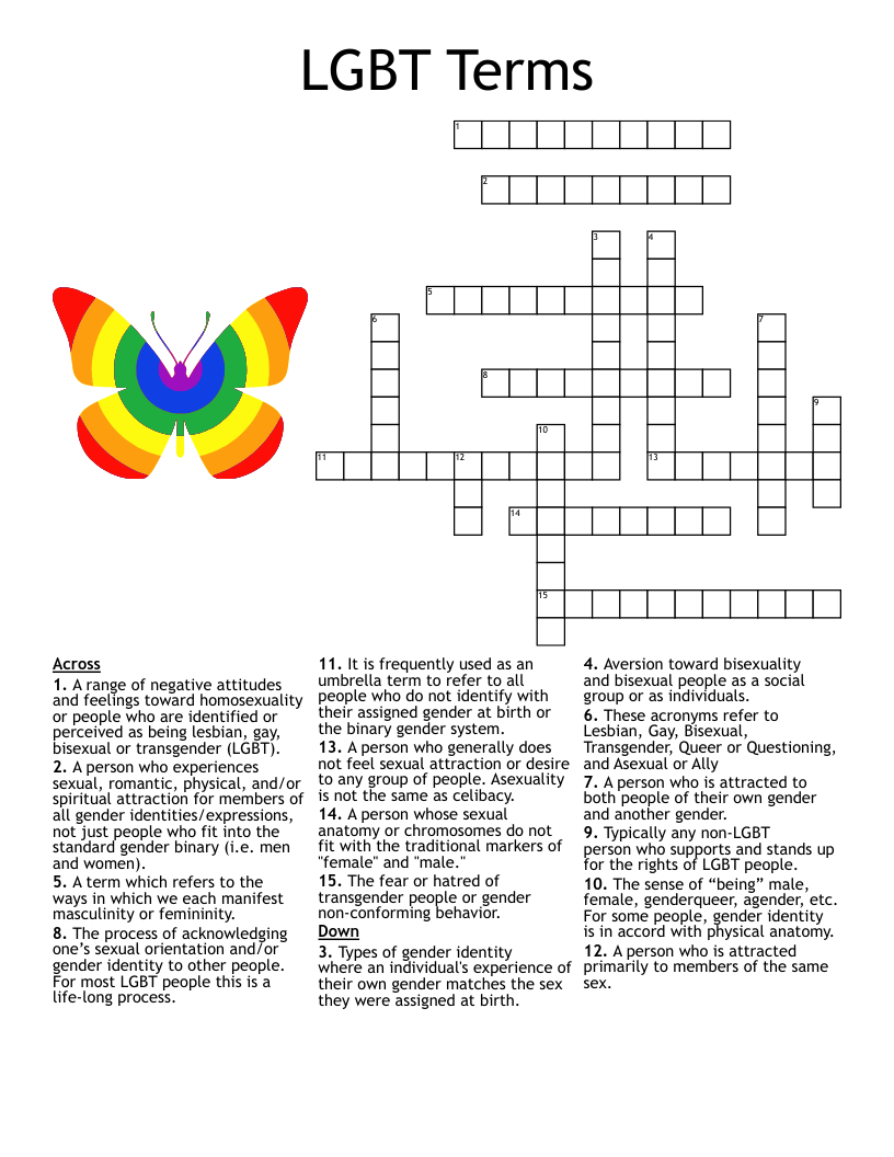 prefix with gender crossword