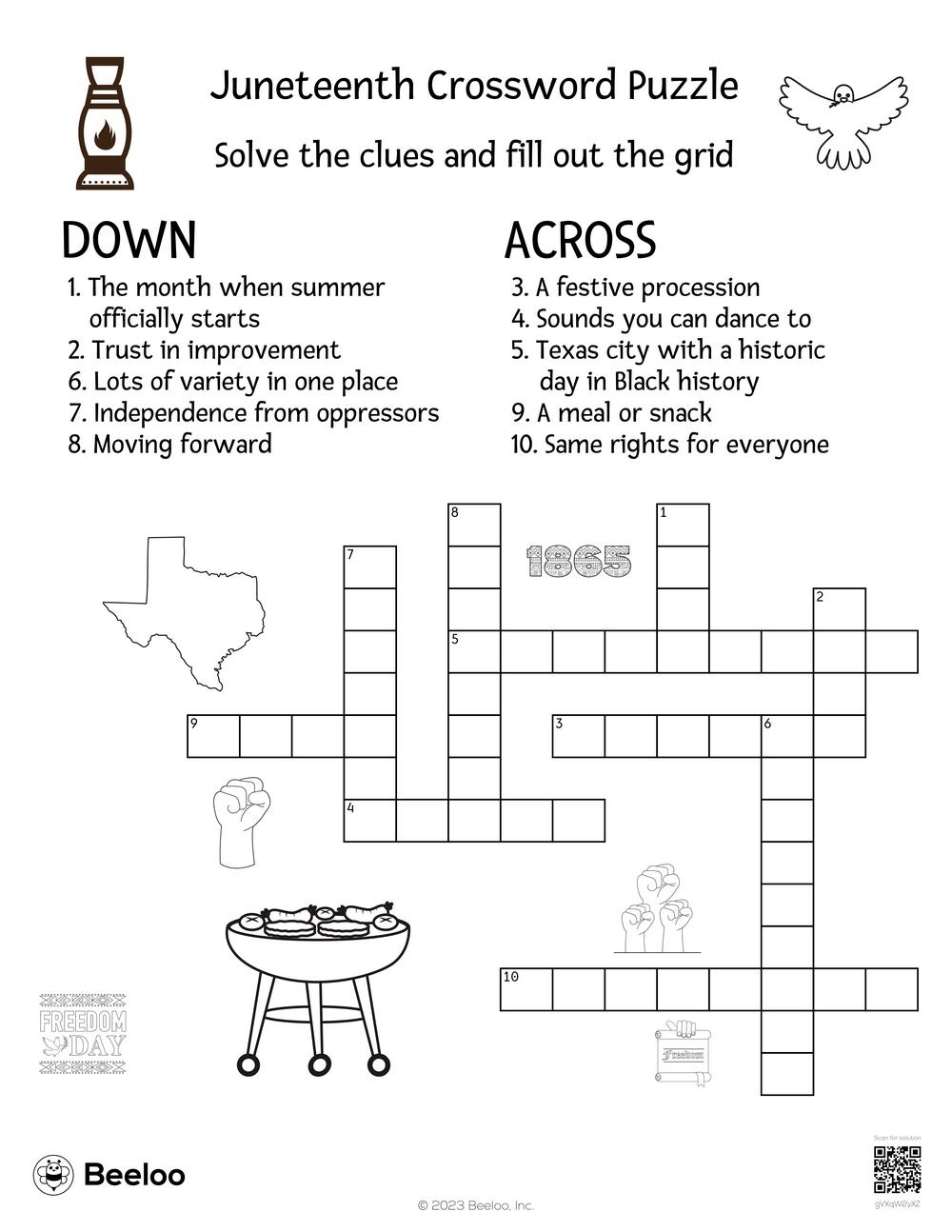 circle dance crossword clue