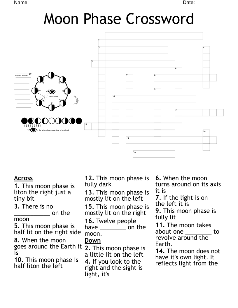 Jupiter Crossword Puzzle WordMint