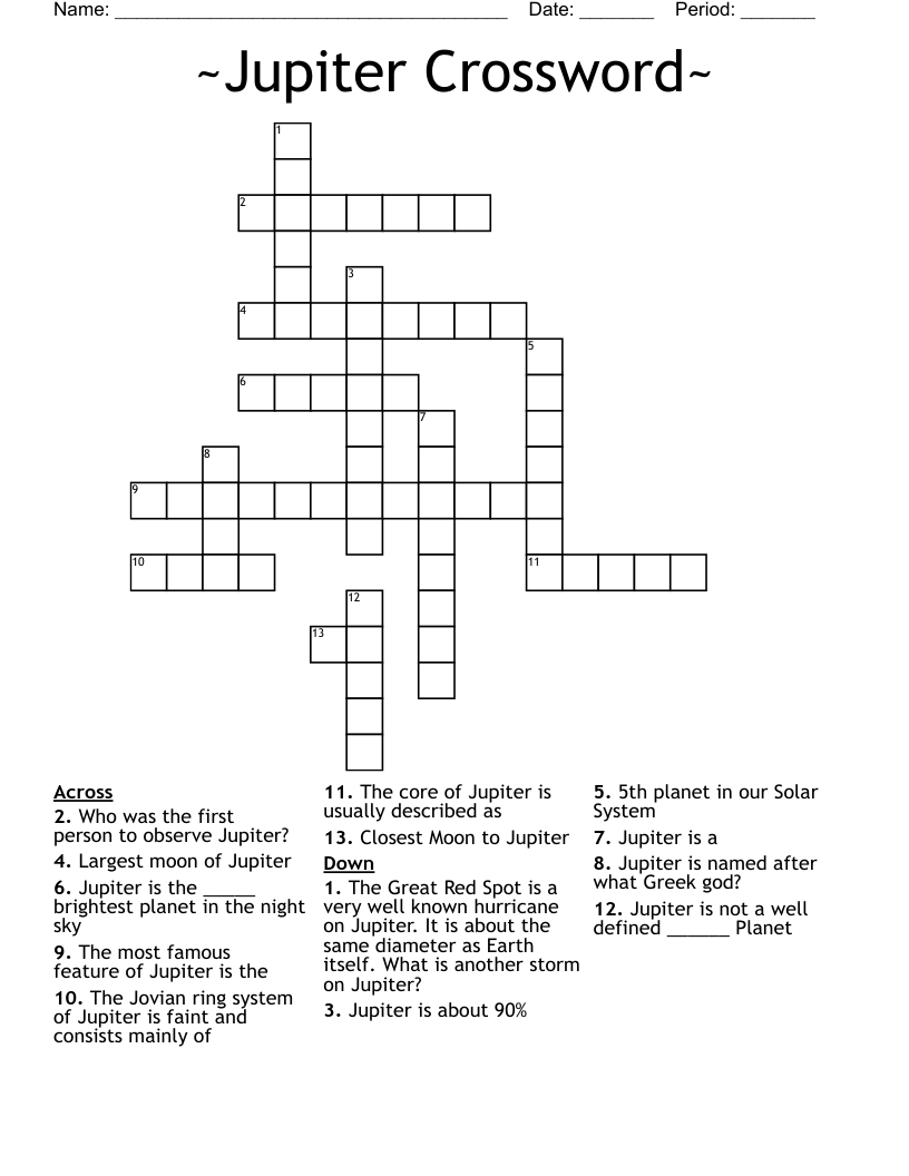 Jupiter Crossword WordMint