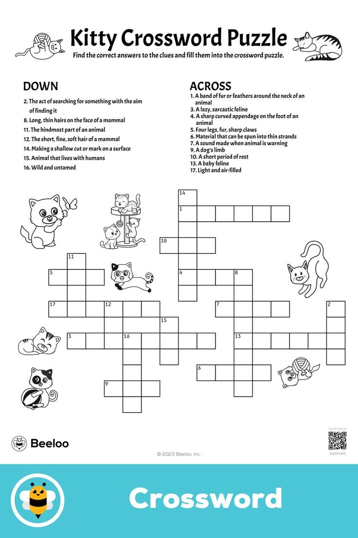 Kitty Crossword Puzzle