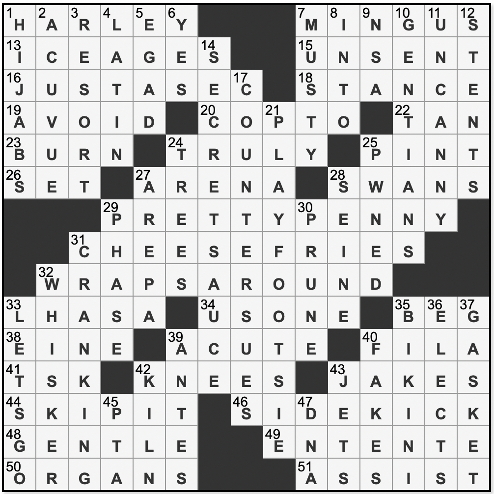 L A Times Crossword Corner Saturday October 5 2024 David P Williams